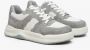 Estro Dames Grijs & Wit Suède & Leren Lage Sneakers Er00114662 Multicolor Dames - Thumbnail 2
