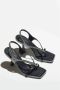 Estro Zwarte Dameshakken Diamantensandalen Er00114300 Multicolor Dames - Thumbnail 6