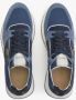 Estro Heren Zwarte & Blauwe Velours Sneakers met Elastische Zool Er00114548 Multicolor Heren - Thumbnail 5