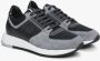 Estro Heren Zwart & Grijs Velours Sneakers met Elastische Zool Er00114552 Multicolor Heren - Thumbnail 3
