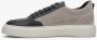 Estro Heren Grijs & Zwart Velours Lage Sneakers Er00113449 Multicolor Heren - Thumbnail 6