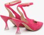 Estro Roze Velours Slingback Pumps met Trechterhak Er00113218 Pink Dames - Thumbnail 5