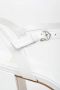 Estro Dames Blokhak Witte Sandalen gemaakt van Echt Leer Er00112424 White Dames - Thumbnail 6