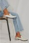 Estro Dames Off-White Leren Loafers met een Lage Hak White Dames - Thumbnail 2