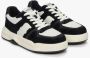 Estro Dames Zwart & Wit Velours & Leren Lage Sneakers Er00112594 Black Dames - Thumbnail 4