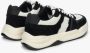 Estro Dames Zwart & Wit Velours & Leren Lage Sneakers Er00112594 Black Dames - Thumbnail 7
