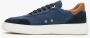 Estro Blauw & Bruin Heren Lage Sneakers gemaakt van Echt Nubuck Er00112844 Multicolor Heren - Thumbnail 2