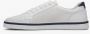 Estro Witte Geperforeerde Heren Leren Sneakers voor de Zomer Er00111305 White Heren - Thumbnail 2