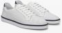 Estro Witte Geperforeerde Heren Leren Sneakers voor de Zomer Er00111305 White Heren - Thumbnail 3