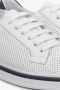 Estro Witte Geperforeerde Heren Leren Sneakers voor de Zomer Er00111305 White Heren - Thumbnail 6