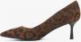 Estro Velours luipaardprint pumps voor dames met puntige neus Er00115969 Multicolor Dames - Thumbnail 4