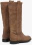 Estro Dames Bruine Vintage Laarzen gemaakt van Echt Italiaans Velours Er00113597 Brown Dames - Thumbnail 3