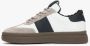 Estro Witte & Grijze Winter Lage Sneakers voor Vrouwen met Bontvoering White Dames - Thumbnail 2
