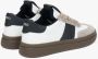 Estro Witte & Grijze Winter Lage Sneakers voor Vrouwen met Bontvoering White Dames - Thumbnail 4