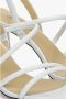 Estro Witte Strappy Sandalen met Blokhak voor Dames - Thumbnail 2