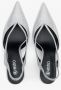 Estro Zilveren Slide Sandalen met Strass - Thumbnail 2