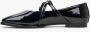 Estro Zwarte Ballerina`s voor Dames met een Gesp van Lakleer Er00115744 Black Dames - Thumbnail 2