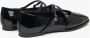 Estro Zwarte Ballerina`s voor Dames met een Gesp van Lakleer Er00115744 Black Dames - Thumbnail 4