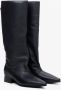 Estro Zwarte Dames Brede Schacht Laarzen gemaakt van Echt Leer Er00113579 Black Dames - Thumbnail 5