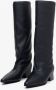 Estro Zwarte Dames Brede Schacht Laarzen gemaakt van Echt Leer Er00113579 Black Dames - Thumbnail 9