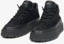 Estro Zwarte Hoge Sneakers voor Heren gemaakt van Italiaans Echt Velours en Leer met Licht Isolatie Black Heren - Thumbnail 5