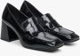 Estro Dames Zwarte Lakleren Blokhak Pumps Er00113582 Black Dames - Thumbnail 3