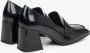 Estro Dames Zwarte Lakleren Blokhak Pumps Er00113582 Black Dames - Thumbnail 5