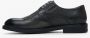 Estro Zwarte leren brogues met decoratieve perforatie Black Heren - Thumbnail 2