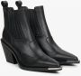 Estro Zwarte Dames Cowboy Laarzen gemaakt van Italiaans Echt Leer Er00114522 Black Dames - Thumbnail 3