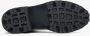 Estro Zwarte leren enkellaarsjes voor dames met decoratieve perforaties Black Dames - Thumbnail 6