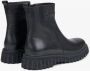 Estro Dames Zwarte Leren Enkellaarzen Geïsoleerd met Bont Er00114926 Black Dames - Thumbnail 5