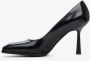 Estro Dames Zwarte Leren Hakken Er00114176 Black Dames - Thumbnail 3