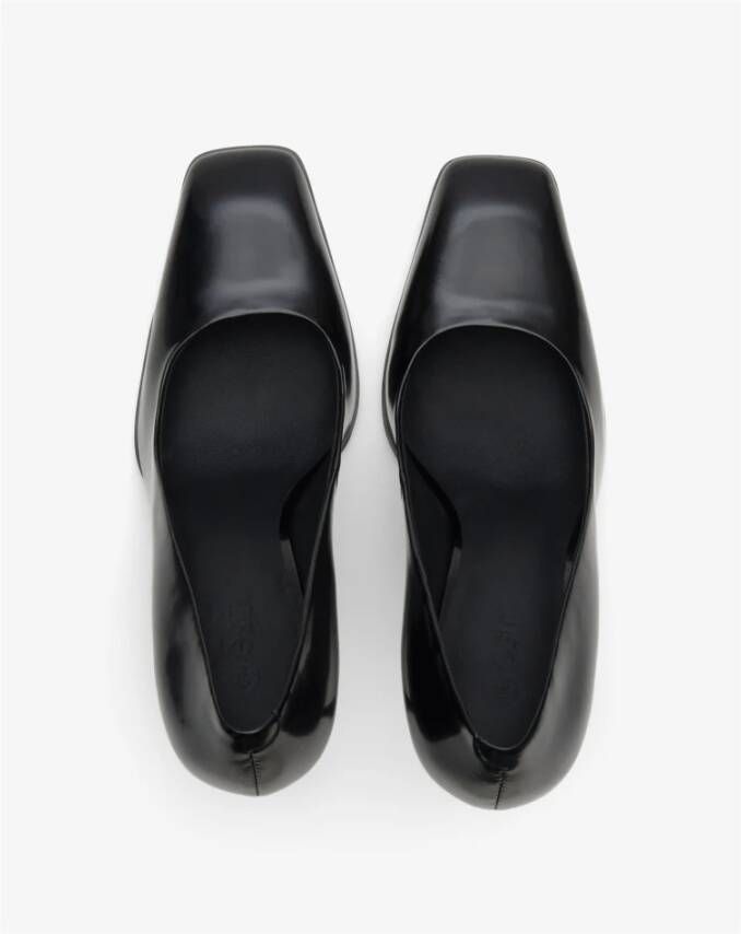 Estro Dames Zwarte Leren Hakken Er00114176 Black Dames