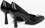Estro Dames Zwarte Leren Hakken Er00114176 Black Dames - Thumbnail 5