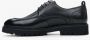 Estro Heren Zwart Leren Veterschoenen Brogues Er00114372 Black Heren - Thumbnail 2