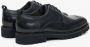 Estro Heren Zwart Leren Veterschoenen Brogues Er00114372 Black Heren - Thumbnail 4
