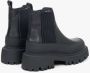 Estro Zwarte Natuurlijk Leren Dames Enkellaarzen Er00111793 Black Dames - Thumbnail 5