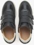 Estro Zwarte Velcro-sneakers voor dames gemaakt van Italiaans echt leer en velours Multicolor Dames - Thumbnail 4