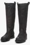 Estro Dames Zwarte Vintage Laarzen gemaakt van Echt Italiaans Leer Er00113598 Black Dames - Thumbnail 5