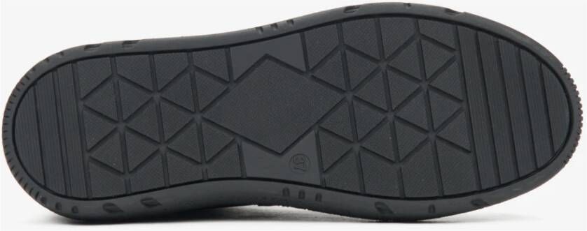 Estro Zwarte winter Chelsea-laarzen voor dames gemaakt van Italiaans echt velours met bont Black Dames