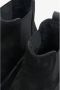 Estro Zwarte winter Chelsea-laarzen voor dames gemaakt van Italiaans echt velours met bont Black Dames - Thumbnail 9