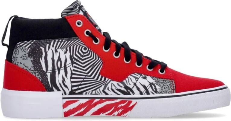 Etnies Hoge Rebel Sports Skate Schoenen Rood Wit Zwart Multicolor Heren