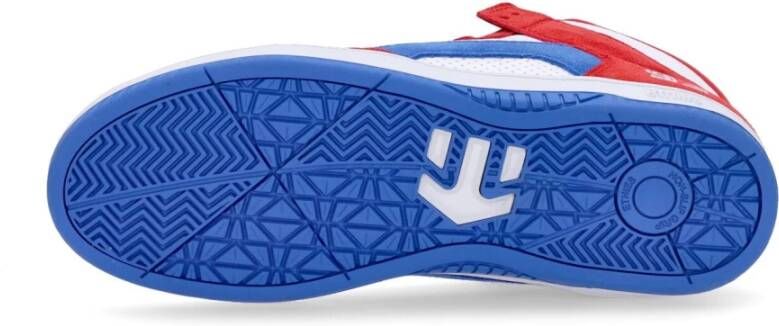 Etnies Hoge Top Skate Schoenen Rood Wit Blauw Multicolor Heren