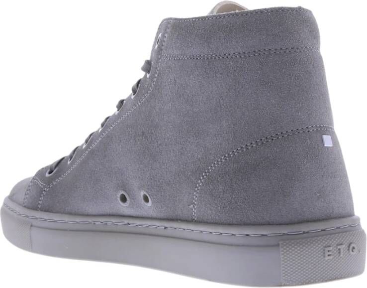 ETQ Amsterdam Grijze Suède Sneakers Gray Heren
