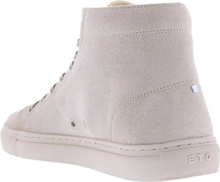 ETQ Amsterdam Premium Suede White Sand Sneakers White Heren