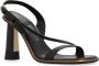 ETRO Sandalen met hak van leer Zwart Dames - Thumbnail 4