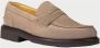 Exton Beige Suède Instap Mocassins Beige Heren - Thumbnail 2
