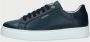 Exton Blauwe leren sneaker met elegantie - Thumbnail 2