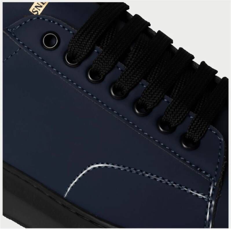 Exton Blauwe Veterschoenen voor Mannen