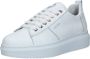 Exton Dames Leren Lage Sneakers White Dames - Thumbnail 3